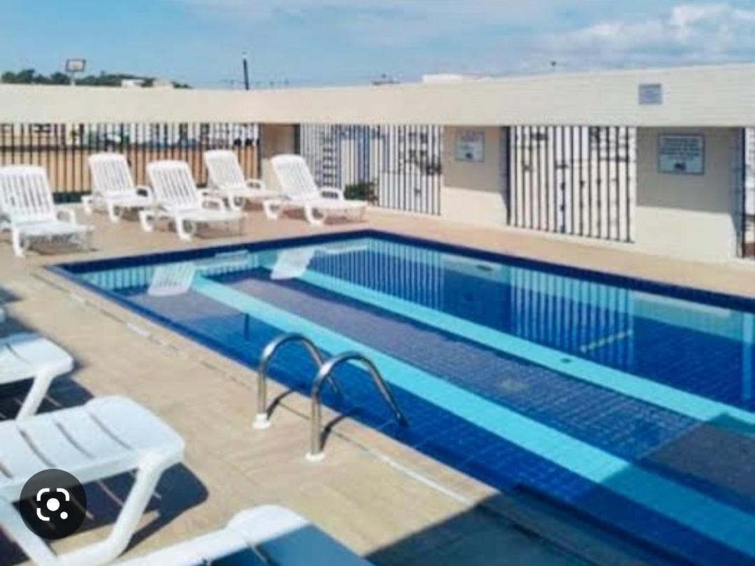 Apartamento Tipo Flat Palladium Service São Vicente Eksteriør billede